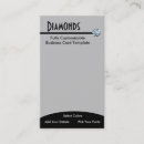 Recherche de strasses cartes visite Diamants