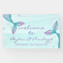 Search for mermaid banners Watercolor