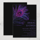 Search for peacock bridal shower invitations Elegant