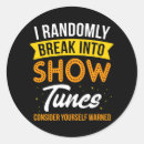 Recherche de aléatoire autocollants Musique