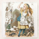 Recherche de alice dessous de verres Lapin blanc