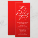Search for time on invitations Party