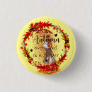 Search for flower leaf round buttons Fall