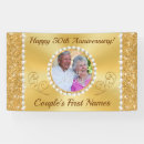 Search for 50th anniversary wedding banners Couple