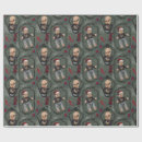 Search for creepy santa wrapping paper Gothic