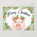 Recherche de porc noël cartes Cochon