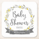 Search for yellow and grey coasters Watercolor