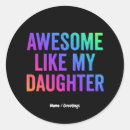 Search for like father like daughter stickers Funny