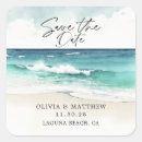 Search for tropical save the date stickers Watercolor