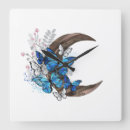 Recherche de papillon bleu horloges Papillons