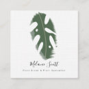 Search for house sitter business cards Botanical