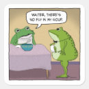 Search for funny frog stickers Humourous