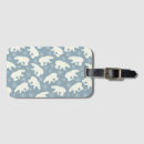 Search for polar bear luggage tags Snowflakes