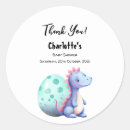 Search for dinosaur baby shower stickers Prehistoric