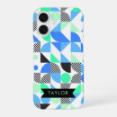 Recherche de motif géométrique samsung coques Bleu