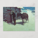 Recherche de noël cowboy cartes postales Cheval