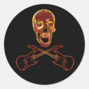 Search for rock and roll skull stickers Music