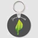 Search for leaf design keychains Green