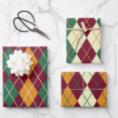 Search for argyle wrapping paper Rustic