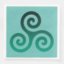 Recherche de symbole celtique serviettes Triskele