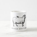 Search for knitting sheep mugs Vintage