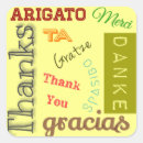 Search for many languages stickers Thank you