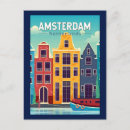Search for amsterdam netherlands postcards Retro vintage travel