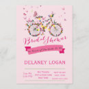Search for bicycle bridal shower invitations Pink