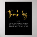 Search for think big posters Inspirational