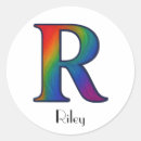 Search for initial letter r stickers Typography