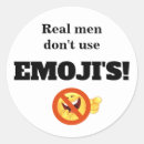 Search for real men stickers Humourous