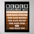 Search for black pride posters History