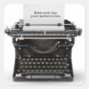 Search for black typewriter stickers Antique