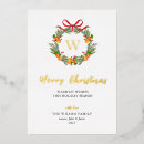 Search for orange christmas cards Wreath
