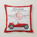 Search for red car pillows Baby boy
