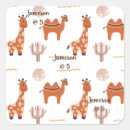 Search for cactus pattern stickers Llama
