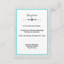 Search for teal black silver invitations White