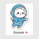 Search for space cat stickers Kitty