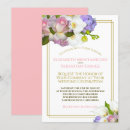 Search for pastel pink wedding invitations Floral