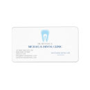 Search for dental return address labels Tooth