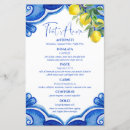 Recherche de vintage menus Bride