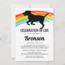 Search for rainbow bridge invitations Celebration of life