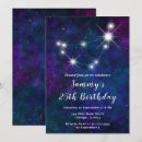 Search for zodiac birthday invitations Capricorn