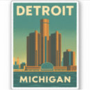 Search for city of detroit stickers Skyline