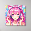 Search for anime girl canvas prints Cat ears
