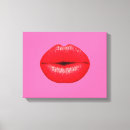 Search for red lips canvas prints Lipstick
