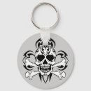 Search for skull tattoo keychains Crossbones