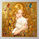 Search for cat girl posters Gold