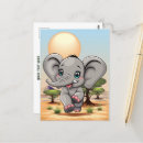 Recherche de éléphant pour bébé cartes postales Pour enfants