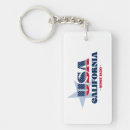 Search for california rectangular keychains Usa